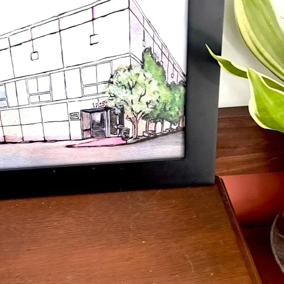 The Office TV Show Pam’s Watercolor Painting Print Framed Wall Art Memorabilia - Picture 5 of 8